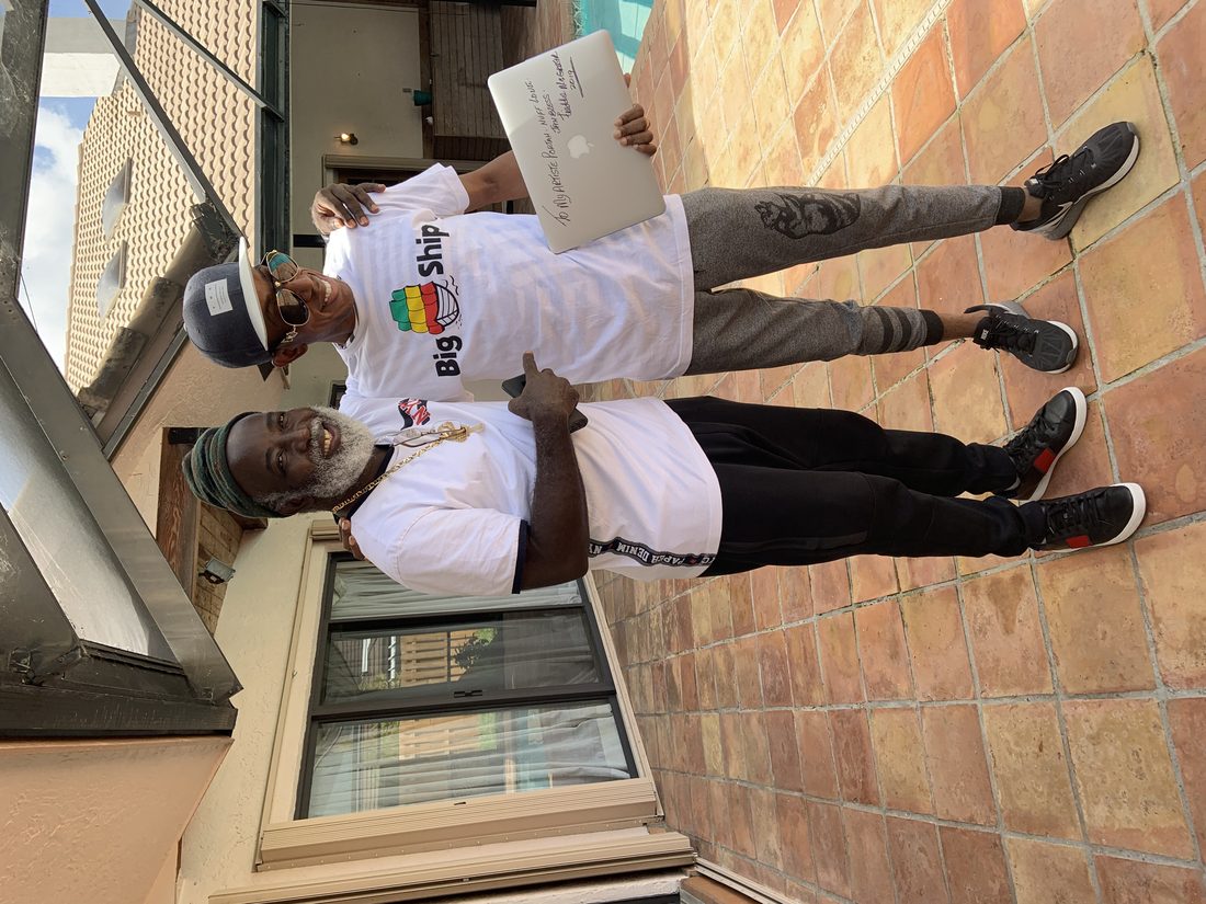 Portah with Freddie McGregor
